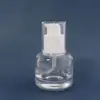 Frasco de amostra de sérum para cuidados com a pele de viagem portátil, frasco vazio, frasco de vidro transparente com pump para loção e óleo essencial