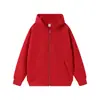 Sudadera Cardigan Pesado 2025 para Hombre Primavera y Otoño Delgada Pareja Americana Doble Cremallera Versátil Color Sólido Marca de Moda Sudadera con Capucha