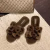 Pantuflas mullidas estilo hada para mujer, nueva moda otoño/invierno 2026, adecuadas para usar en interiores y exteriores, de suela plana, antideslizantes y hechas de algodón afelpado