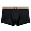 Atacado de Cuecas Masculinas Huajielong de Nylon Texturizado Ice Silk, Boxer Respirável de Cintura Média para Tamanhos Grandes, Disponível para Dropshipping