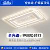 Lámpara LED cuadrada geométrica de espectro completo inteligente para protección ocular contra luz azul, simple, elegante, moderna, decoración del hogar, lámpara de techo