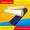 Película protetora de PE transparente, película protetora azul para animais de estimação, filme de embalagem enrolado, película protetora de PE resistente a altas temperaturas, atacado