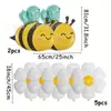 El Juego de Globos de Cumpleaños de Abejas Más Vendido de Amazon Decoración de Globos para Fiesta de Cumpleaños Festiva Transfronteriza