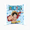Serie One Piece Dibujos Animados Personajes Luffy Solon Funda de Almohada para el Hogar Animación Imitación Súper Suave Sofá Cómic-Con Almohada