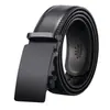 Cinturón de Cuero Personalizado para Hombre de Cuero Genuino Hebilla Automática Cinturón de Cintura de Piel de Vaca Logo Impreso a Color Regalo de Negocios Hebilla de Trinquete Cinturón de Cuero de Primera Capa para Hombre