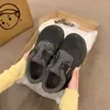 Zapatos Birkenstock Grises Todo Incluido para Mujer 2026 Nuevo Modelo Popular Zapatos de Invierno sin Cordones para Mujeres Embarazadas con Forro de Lana para Calidez Zapatos de Algodón Birkenstock