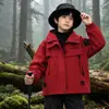 Chaqueta para Niños Traje de Esquí Infantil Otoño Invierno 2026 Nuevo Estilo Coreano Atractivo Para Niños Pequeños Ropa de Invierno Impermeable con Capucha