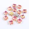 Cuadrado moca proteína cristal taladro de garra costura a mano accesorios DIY vestido de novia accesorios para el cabello anillo de salchicha accesorios
