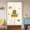 Cortina de Puerta de Dibujos Animados Cortina Divisoria para Dormitorio, Cortina para Puerta de Entrada del Hogar, Cortina de Privacidad para Cocina y Baño, Anti-Miradas indiscretas y Ventilación