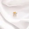 Broche de Laço Coração Simples para Mulheres, Corsage de Luxo, Alfinete Anti-Exposição para Gola Feminina, Alfinete de Cardigã, Acessório de Roupa