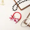 Amazon Nuevo Cuerda para el Cabello Navideña Infantil Más Vendida Set de 5 Piezas Cuadros Rojos + Terciopelo Diadema Multiestilo