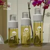 Frasco Borrifador Hidratante e Umectante Personalizado 100ml120ml150ml Cor Branca Combinada Frasco Borrifador de Névoa Fina com Ombro Arredondado Reembalado