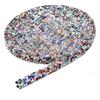 Faixa de strass de 1cm com broca de cola quente, tira de cristal, acessórios para roupas, sapatos, bolsa, calças, material DIY, acessórios