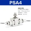 Conector Rápido PSA16 para Manguera de Aire LSA4/6/8/10/12 Neumático ASA Tubería Control de Velocidad Unidireccional PA14 Válvula de Aceleración