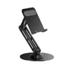 Suporte de Mesa para Tablet, Transmissão ao Vivo Preguiçosa, Suporte para Celular, Todo em Metal, Rotação de 360 Graus, Dobrável, Suporte Portátil para Celular