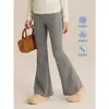 [Pantalones Mágicos Adelgazantes] Pantalones Acampanados de Alta Elasticidad Ajustados para Niñas, Nuevo Estilo Otoño 2026, Pantalones Versátiles de Cintura Alta Ajustados para Niños