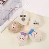 Acessório de broche criativo de ovelha de pelúcia e urso corado, acessório de cabelo de animal de desenho animado, acessório para bolsa e chapéu, atacado