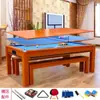 Mesa de Bilhar Integrada, Mesa de Bilhar Multifuncional para Interior, Mesa de Tênis de Mesa, Mesa Padrão para Hóquei no Gelo Americano para Adultos, Le De Zhu