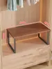 Estante de almacenamiento para armario, estante de gabinete, estante interior en gabinete, organizador de almacenamiento para microondas de escritorio, panel divisor de gabinete de cocina