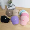 Gorra infantil ligera estilo Macaron para primavera y verano, letra m, versátil, de moda, para bebé, protección solar para exteriores, gorra de béisbol de secado rápido