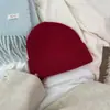 Chapéu de Tricô Liso Novo Coreano e Japonês para Mulheres, Chapéu Quente de Proteção para Orelhas Outono e Inverno, Gorro de Lã para Casal, Circunferência da Cabeça Grande, Faz o Rosto Parecer Menor, Homens
