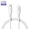 Cabo de silicone Macaron, compatível com dispositivos Android V8 e Apple iP, cabo de dados de carregamento rápido, cabo de carregamento rápido Tipo-C