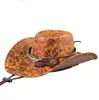 Hebilla de Remache para Cinturón de Piel de Vaca Sombrero Jazz para Hombres y Mujeres Primavera, Verano y Otoño Viajes al Aire Libre Sombrero para el Sol Ala Ancha Sombrero de Vaquero Occidental de Xizang