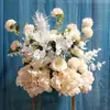 Novos Adereços de Casamento, Flores para Corredor, Arranjos Florais de Casamento, Flores Artificiais de Seda Estilo Floresta, Decoração de Passarela, Formatos de Flores em Bola Redonda para Uso Externo