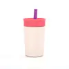 Taza de Café Multicolor de Aspecto Elegante Transfronteriza de Acero Inoxidable 304 Termo Taza Portátil Compacta para Exteriores Taza con Popote