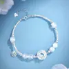 Pulsera Hebilla de Paz Plateada Camelia para Mujer, Nuevo Modelo 2026, Lujo Ligero Regalo para el Festival Qixi para Novia o Mejor Amiga