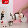 Nova caneca térmica Yatai de aço inoxidável 316 para estudantes, para meninas, alta estética, portátil, mini, fofa, tamanho de bolso, com tampa de abrir/fechar