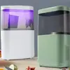 1 Conjunto de Esterilizador Doméstico Pequeno para Hashis e Faca de ABS Verde, Caixa Inteligente para Facas e Talheres, Porta-Faca e Porta-Hashis