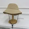Novo Chapéu de Pescador de Aba Larga de Verão, Chapéu Bucket Dobrável para Exterior, Chapéu de Sol com Proteção Solar para Exterior, Chapéu de Viagem para Caminhada