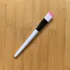 Pincel para Máscara em Estoque com Cabo Branco, Pincel para Máscara com Cerdas Macias, Pincel para Máscara de Silicone, Aplicador de Máscara de Argila, Pincel para Misturar Máscaras