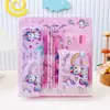 Set de Regalo de Papelería de Dibujos Animados Sanrio Kuromi Melody Cartera para Monedas Estudiante Caja para Bolígrafos Combinación Útiles Escolares