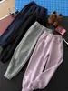 Invierno Nuevo Pantalones Deportivos Holgados con Puño para Niños Niñas Casual Deportivos Largos Versátiles Pantalones Harem 2848