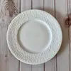 Novo em stock: Conjunto de louças estilo western em relevo, incluindo pratos e tigelas, com padrão de videira em cerâmica e design em relevo, adequado para uso doméstico.