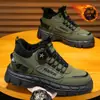 Botas de Invierno para Hombre con Terciopelo, Cálidas y Engrosadas, Botones Giratorios, Impermeables, Antideslizantes, Suelas Gruesas, Zapatos Deportivos de Algodón para Nieve que Aumentan la Altura
