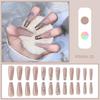 Esmalte de uñas exclusivo transfronterizo Parche de uña postiza de cuadros con pedrería Día de San Valentín ventas directas de fábrica de esmalte de uñas