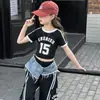 Conjunto de Pantalones Anchos de Jazz para Niñas Primavera/Verano 2026 Ropa de Calle Estilo Americano para Niñas Tendencia