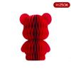 Decoración de Habitación de Boda con Bolas de Nido de Abeja con el Carácter Doble Felicidad, Montaje de Mesa para Ceremonia de Compromiso, Celebración de Inauguración de Casa, Decoración de Casa Nueva, Carácter Doble Felicidad, Celebración de Boda, Versión Magnética