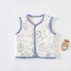 Chaleco para Bebé Primavera Otoño Invierno Sin Mangas Bebé Algodón Puro Cálido Chaleco Recién Nacido Niños 40g Ropa Exterior Acolchada Capa
