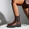 Botas Martin Estilo Británico Retro Talla Grande 2026 Primavera/Verano Nuevas Botas Elásticas de Estiramiento Botas Chelsea Versátiles Botas de Chimenea