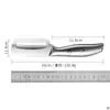 Venta Directa de Fábrica Cuchillo para Caña de Azúcar, Pelador y Rebanador de Doble Propósito, Pelador Espesado para Calabaza, Herramienta para Pelar, Cuchillo Pelador