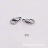 Gancho de aleación de zinc para ferretería de fábrica al por mayor, cierre de mosquetón, cierre de langosta, accesorios de ferretería para equipaje, pulsera, collar, cierre de resorte