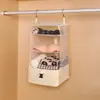 Bolsa de Armazenamento para Viagem Guarda-Roupa de Dormitório Pendurado Organizador de Armazenamento Multifuncional para Roupas, Roupas Íntimas e Meias