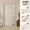 Cortina de Puerta Plegable 2025 Modelo Nuevo Cortina Divisoria de Gama Alta Cortina Divisoria a Prueba de Viento para Cocina Dormitorio Tipo Cortina de Riel para Casa Divisor