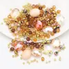 Contas Lisas Ovais Olho de Boi de 12mm, Pequenas Contas de Vidro em Várias Cores, Kit para Corrente de Celular DIY, Atacado em Estoque