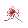 Moda Sul-Coreana Bordado à Mão Contas Franja Flor Tecido Adesivo DIY Sapatos Flor Acessórios de Cabelo Adorno Broche Roupas Patch Patch