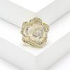 Broche Exquisito de Flor de Camelia con Goteo de Aceite Estilo Coreano Elegante de Alto Nivel para Mujer Elegante Accesorios de Corsage con Pedrería Estilo Chanel